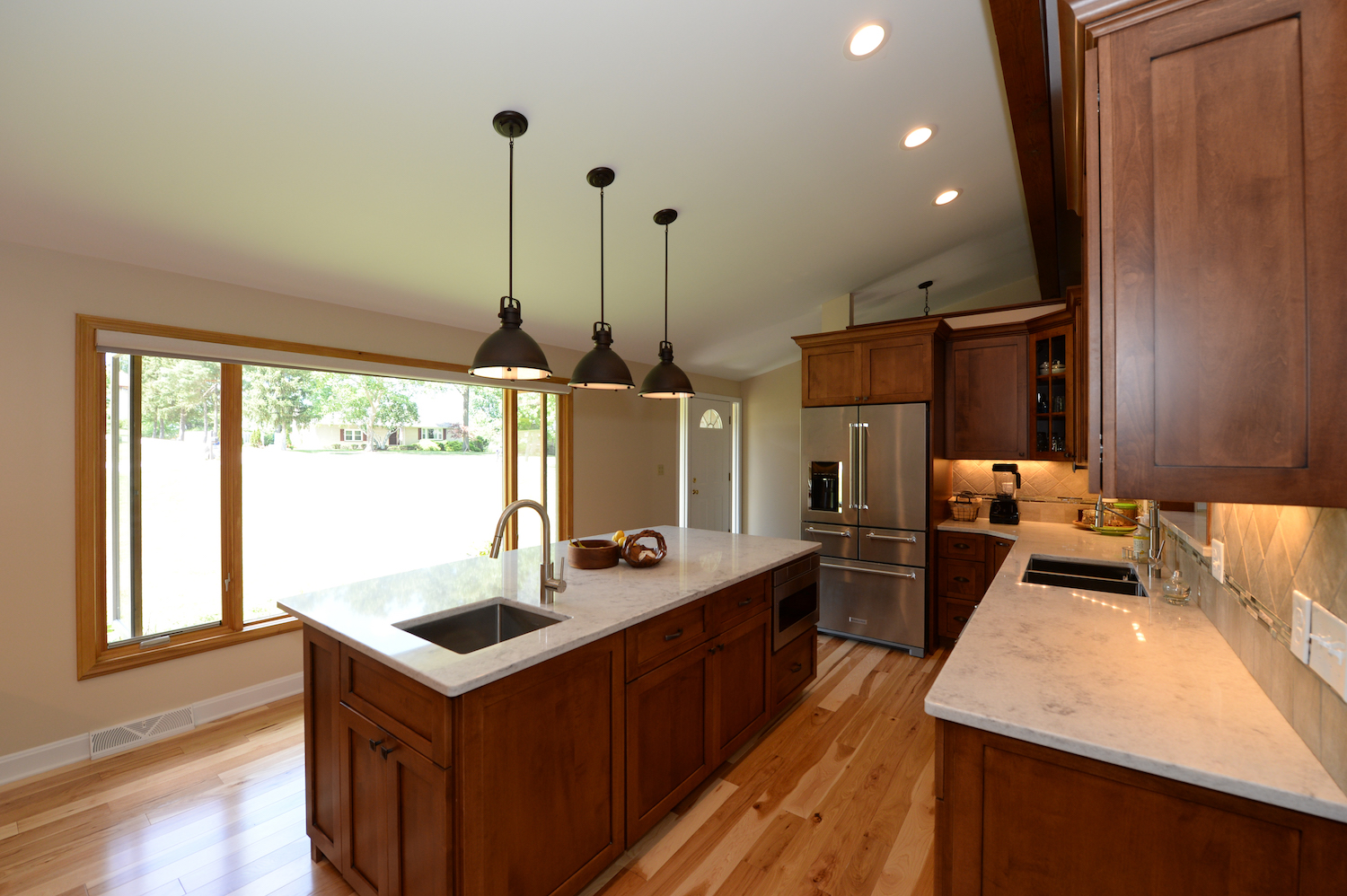 wooden cabinet kitchen remodel
