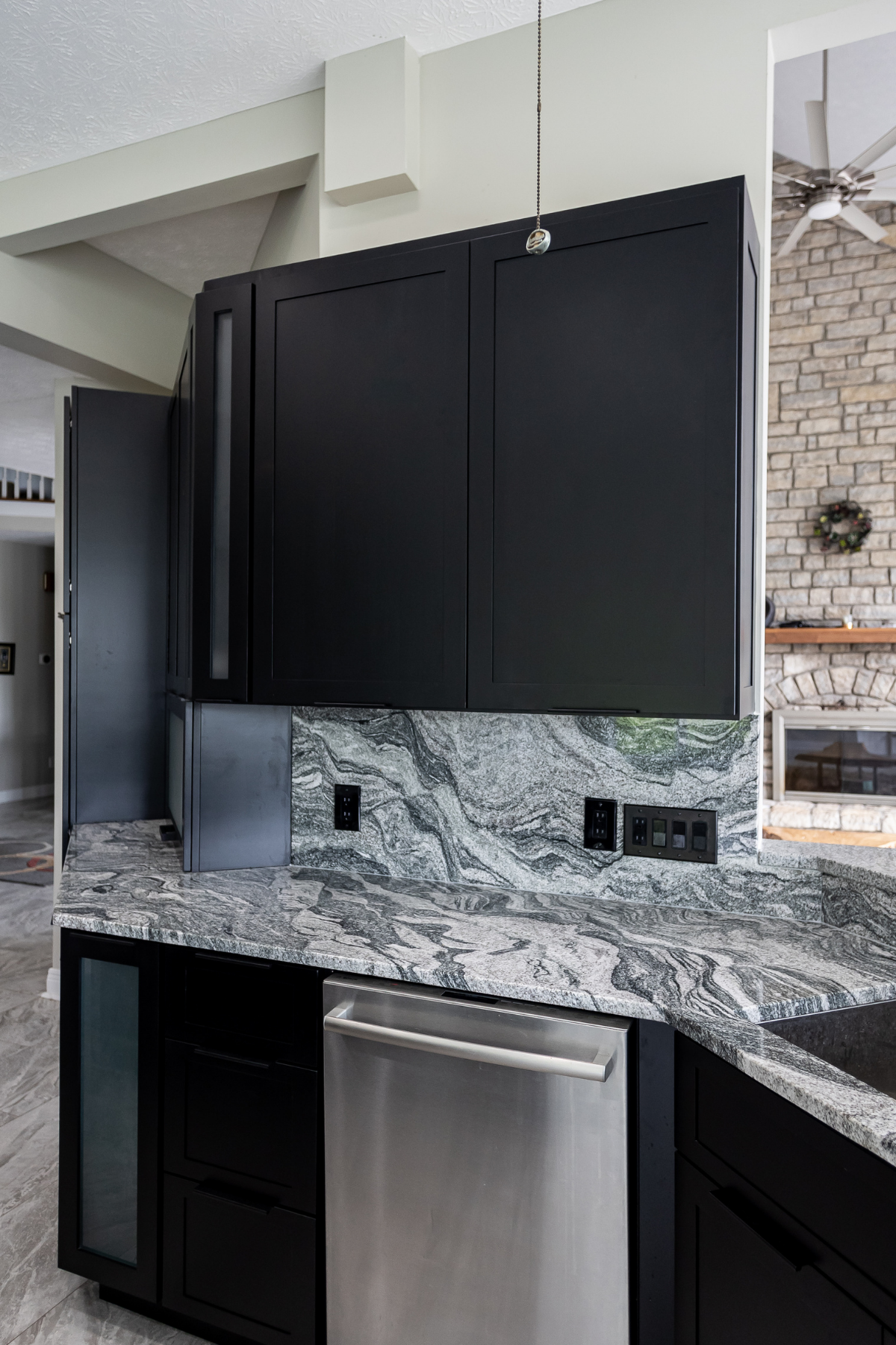 marble backsplash