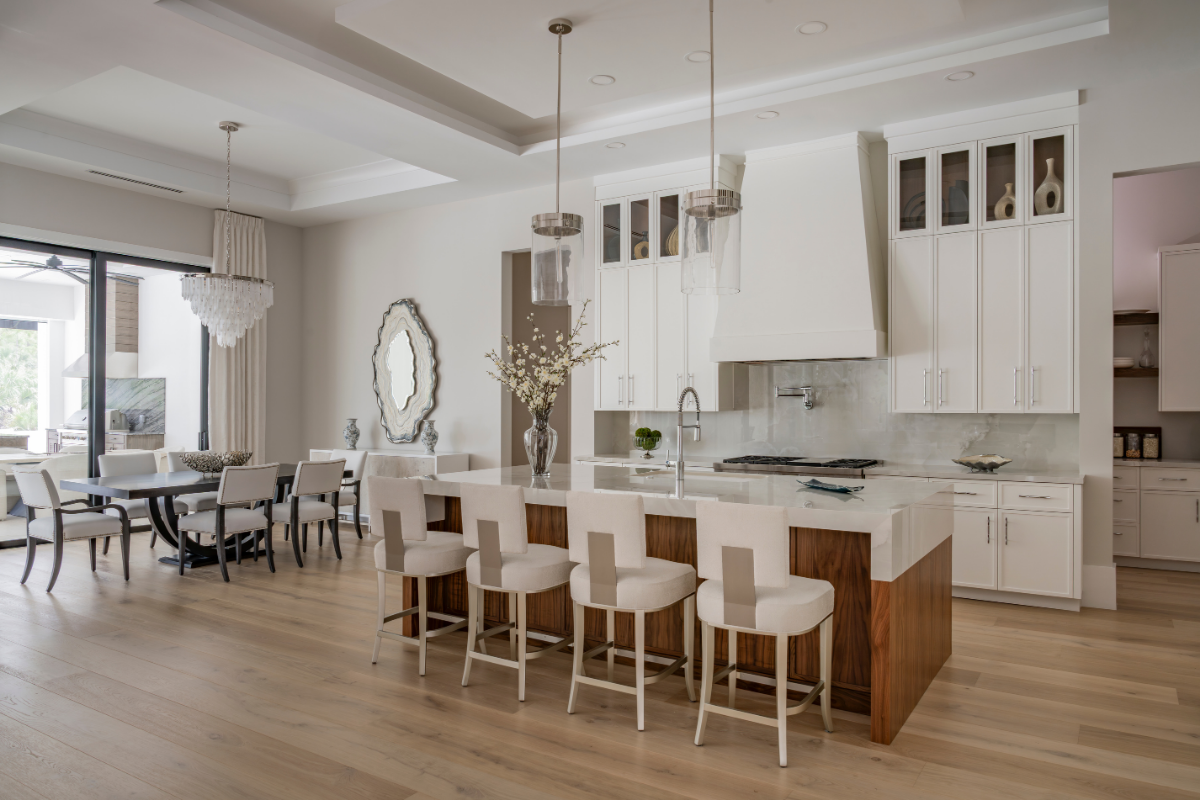 Great Room Custom Kitchen by Top Rated Cabinet Builder Cape Coral FL
